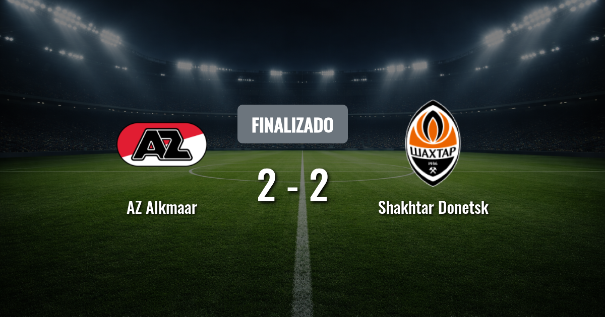 AZ Alkmaar busca la remontada ante Shakhtar Donetsk en el AFAS Stadion por la Conference League
