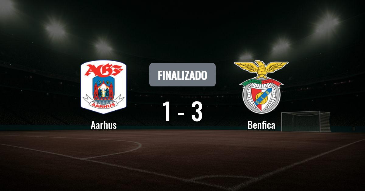 Aarhus busca la hazaña ante Benfica tras la derrota en Lisboa por la Europa League