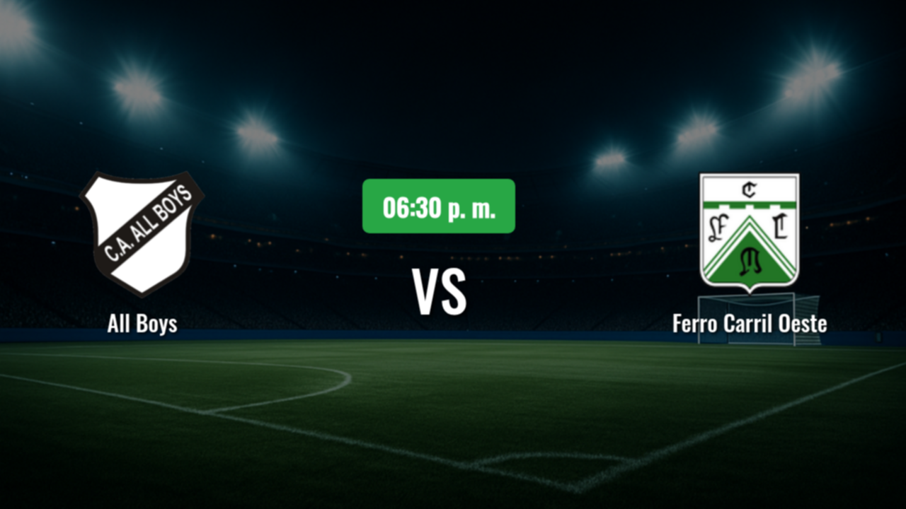 All Boys y Ferro Carril Oeste se enfrentan en un duelo crucial por la Primera Nacional