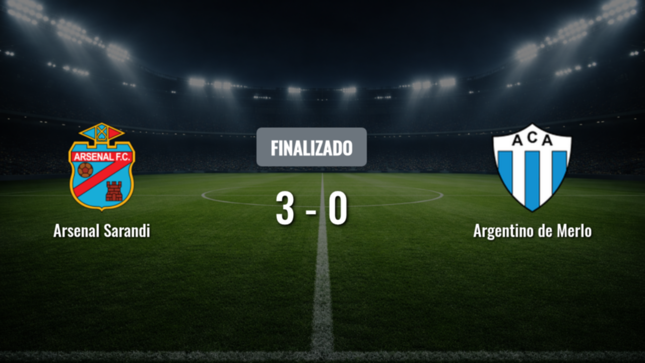 Arsenal de Sarandí y Argentino de Merlo se enfrentan en un duelo directo por la cima de la Primera B