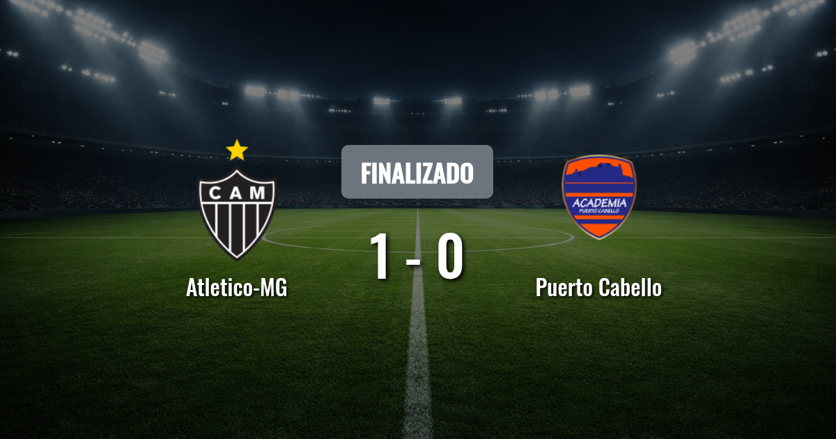 Atletico-MG y Puerto Cabello definen el grupo en Belo Horizonte: igualdad de puntos y drama asegurado
