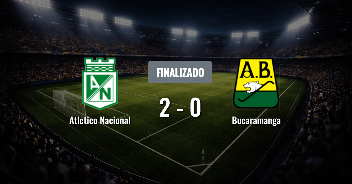 Atlético Nacional busca extender su liderazgo ante un Bucaramanga en busca de reacción