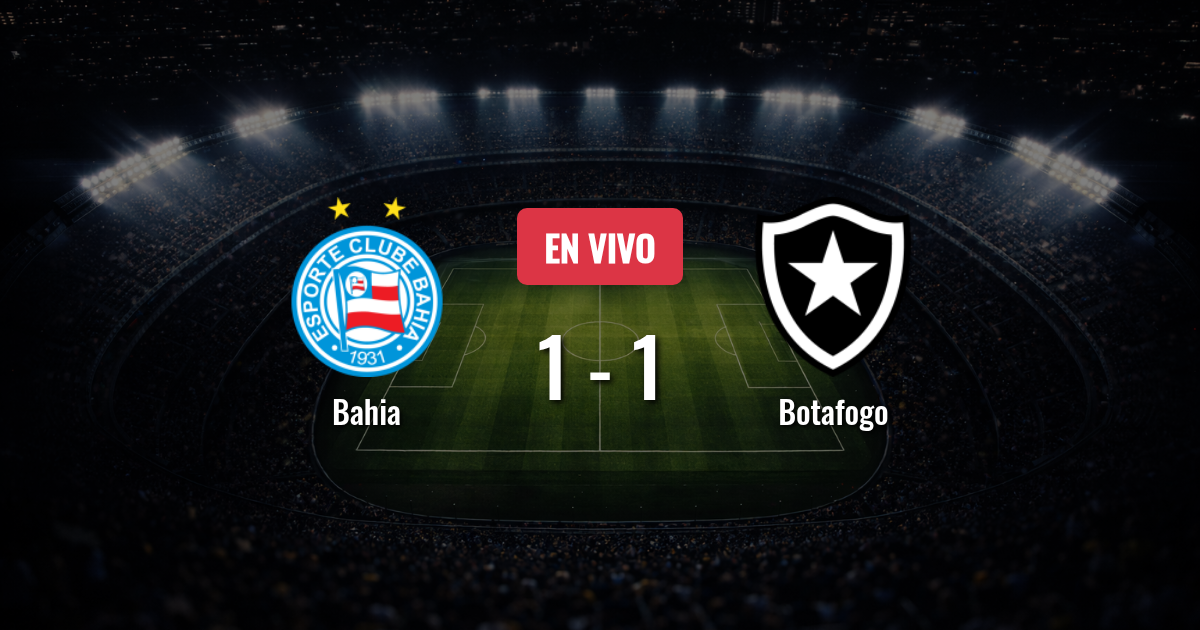 Bahia y Botafogo chocan en Salvador con la tabla al rojo vivo en la Serie A 2026