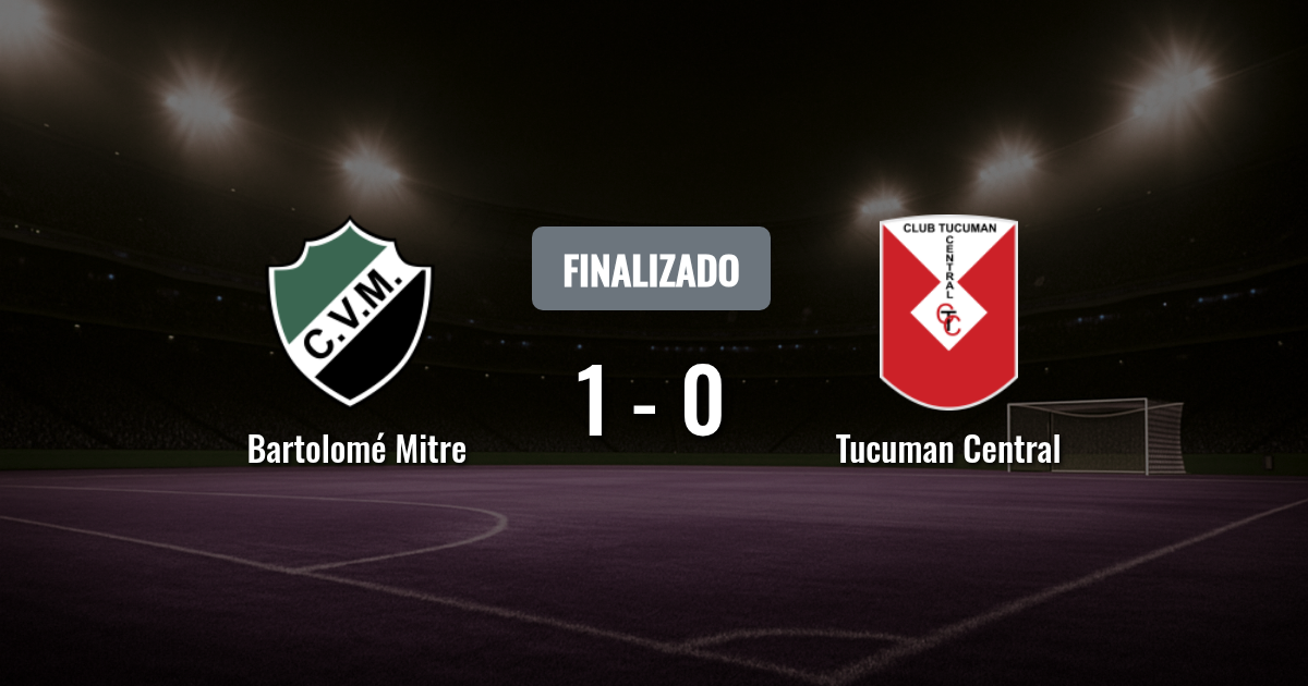 Bartolomé Mitre busca consolidar su buen momento ante Tucuman Central en Posadas