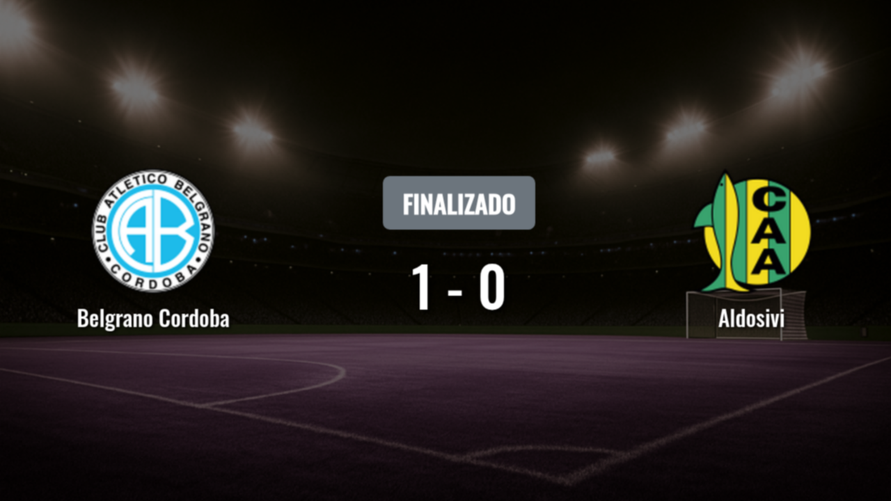 Belgrano busca consolidarse ante un Aldosivi urgido de ganar en Córdoba