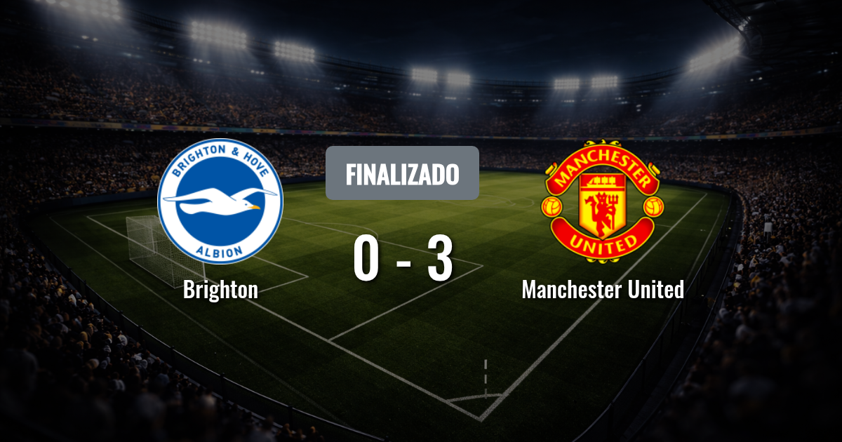 Brighton recibe a Manchester United: duelo clave para cerrar la Premier League 2025