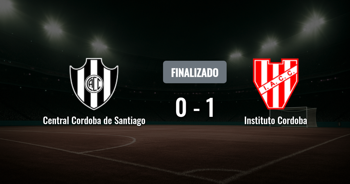 Central Córdoba e Instituto, duelo clave en Santiago con la tabla al rojo vivo