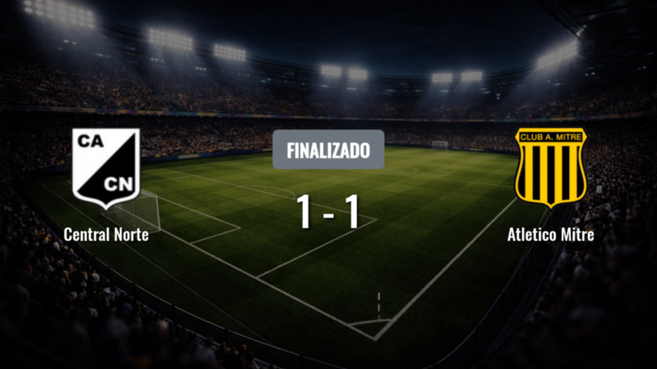 Central Norte y Mitre buscan aire en Salta: duelo clave por la Primera Nacional