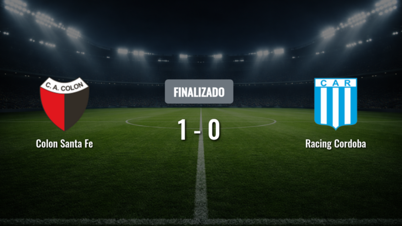 Colón busca consolidarse en la cima ante Racing de Córdoba en Santa Fe