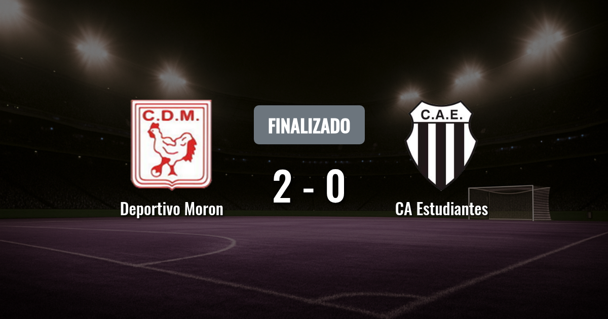 Deportivo Morón recibe a Estudiantes en un duelo clave por la Primera Nacional 2026