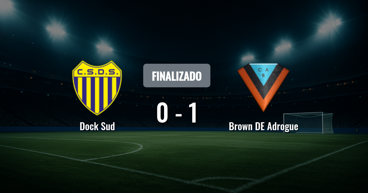 Dock Sud busca consolidar su buen momento ante un Brown de Adrogué necesitado en la B Metro