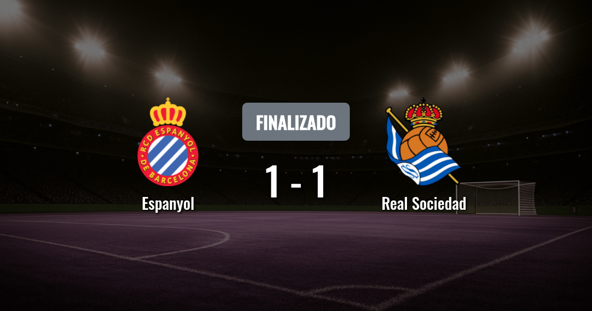 Espanyol y Real Sociedad definen la temporada en un duelo directo por la décima posición de La Liga