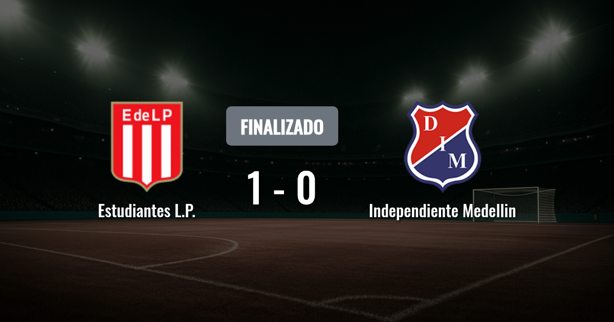 Estudiantes L.P. e Independiente Medellín definen su futuro en La Plata en un duelo clave de Libertadores