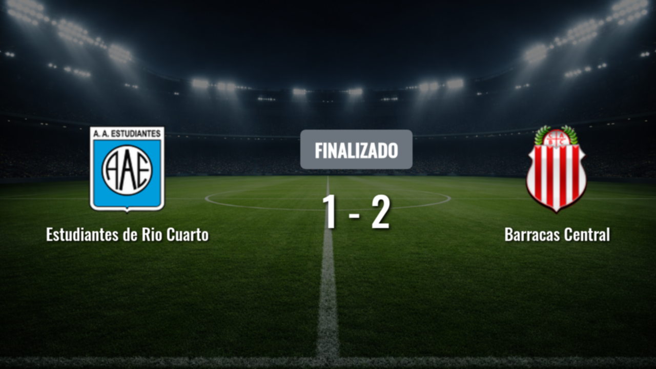 Estudiantes de Río Cuarto busca cortar su mala racha ante un Barracas Central que se ilusiona