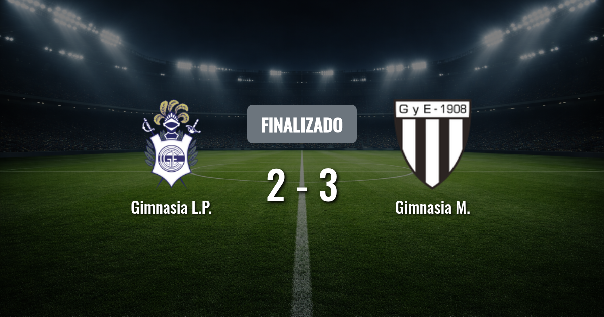 Gimnasia de La Plata recibe a Gimnasia de Mendoza en un duelo clave por la Liga Profesional