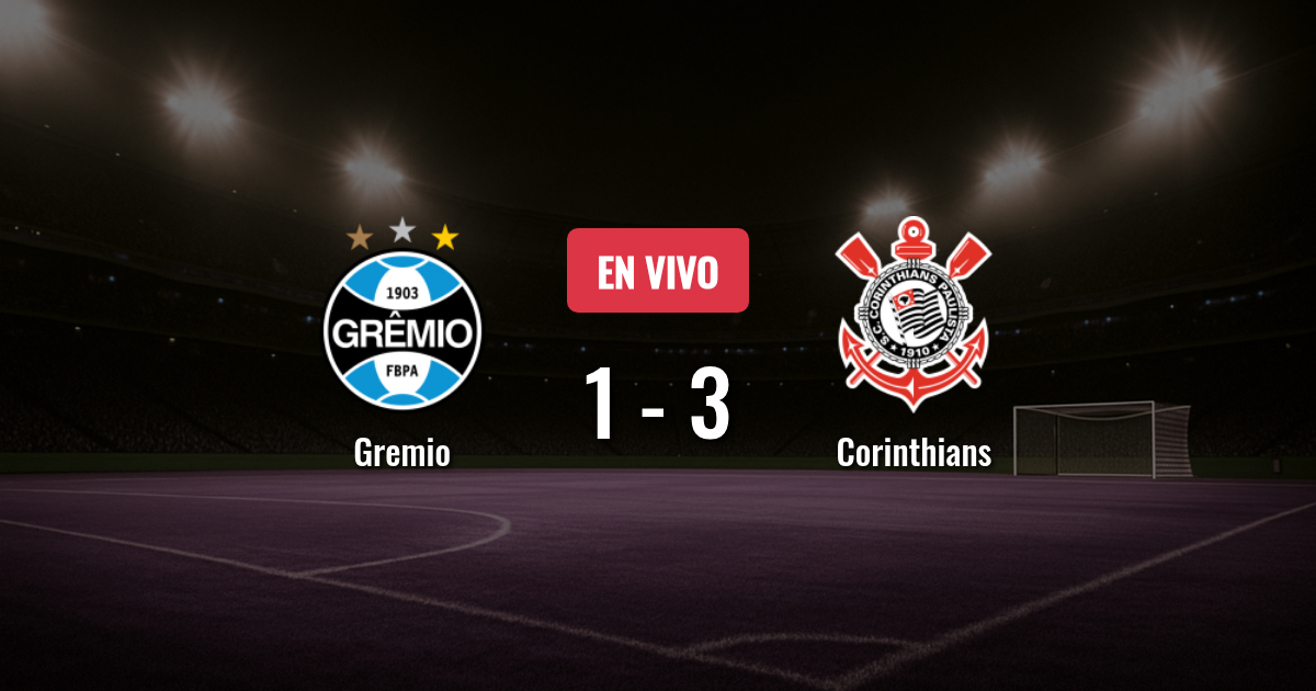 Gremio y Corinthians se cruzan en Porto Alegre con la tabla al rojo vivo y una racha histórica en juego