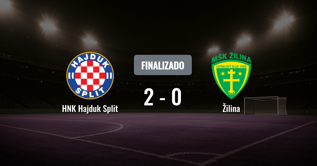 Hajduk Split busca mantener su invicto en casa ante Žilina en la Europa League