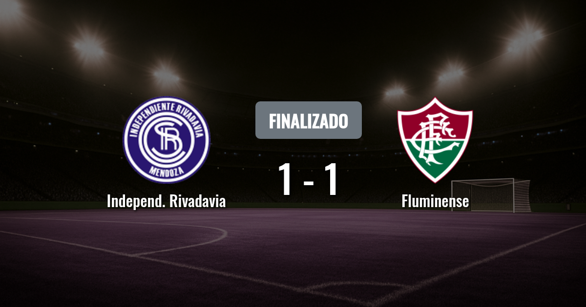 Independiente Rivadavia busca sellar su pase ante Fluminense en Mendoza