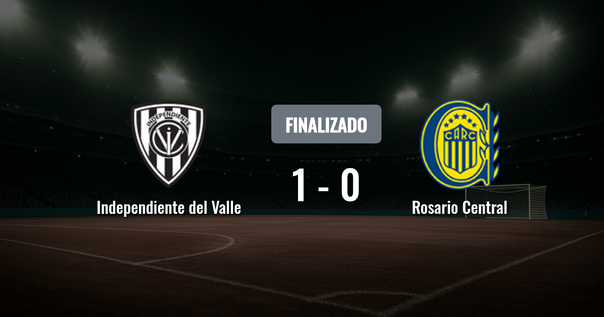 Independiente del Valle y Rosario Central definen el grupo: duelo de líderes en Quito