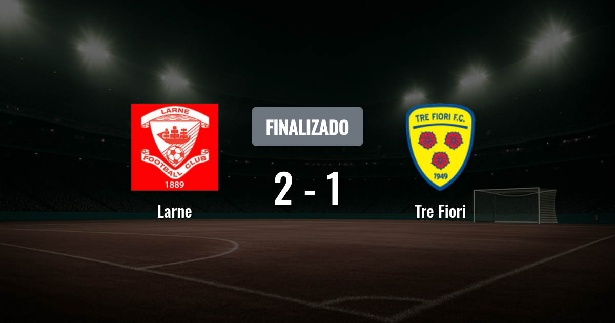 Larne y Tre Fiori definen su suerte europea en Inver Park: todo listo para un duelo decisivo