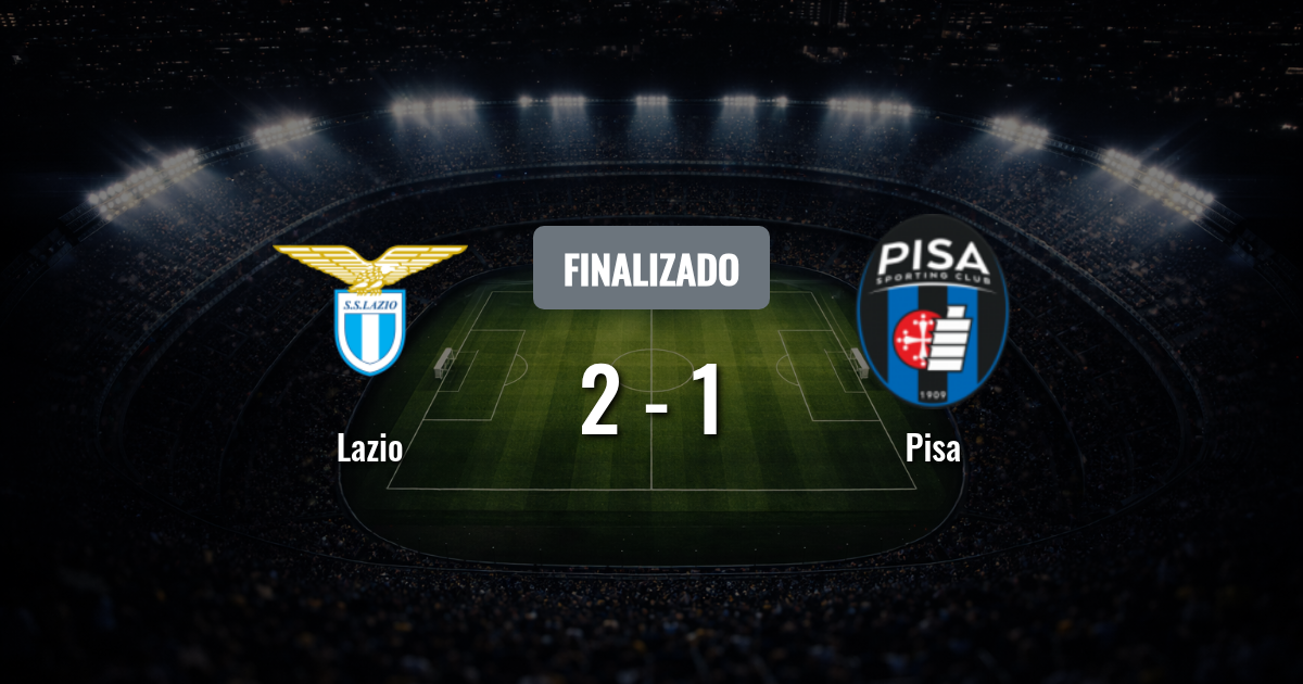 Lazio y Pisa cierran la Serie A en el Olímpico: ¿Quién romperá la sequía?