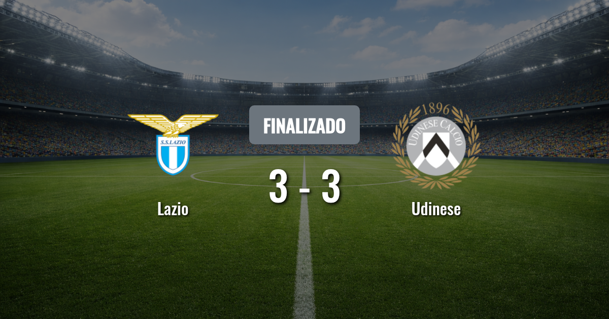 Lazio y Udinese chocan en Roma con la mira puesta en la parte alta de la Serie A