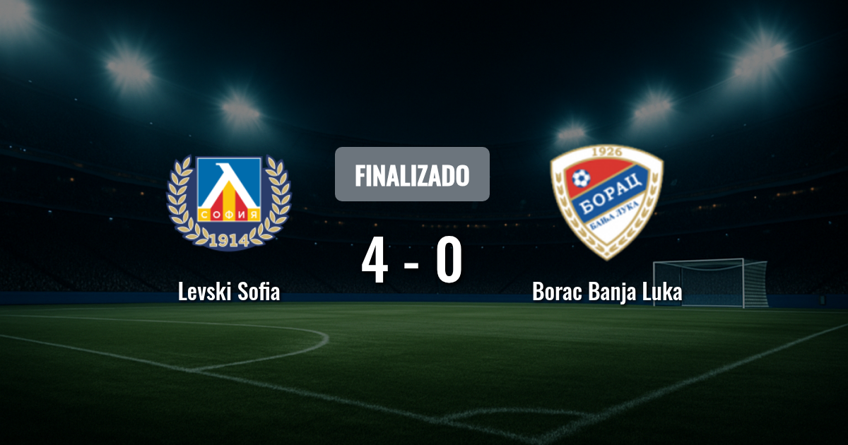 Levski Sofia y Borac Banja Luka definen el pase en Sofía tras un empate en la ida