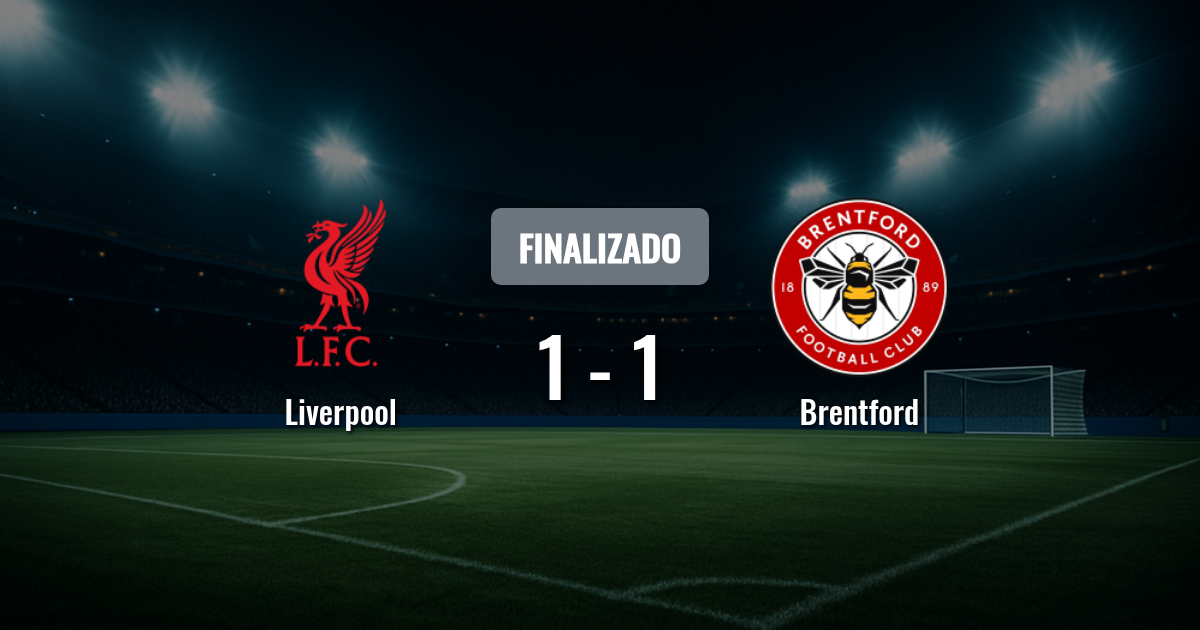 Liverpool y Brentford cierran la Premier League en Anfield con realidades distintas
