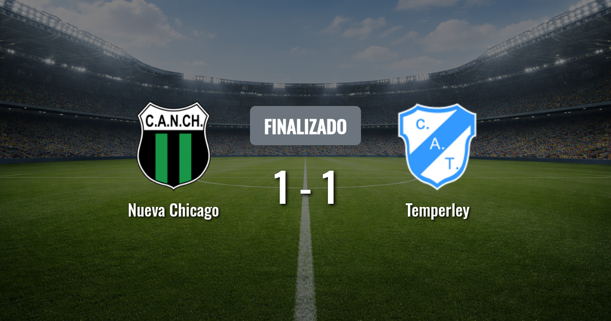 Nueva Chicago y Temperley: duelo de necesidades en Mataderos por la Primera Nacional