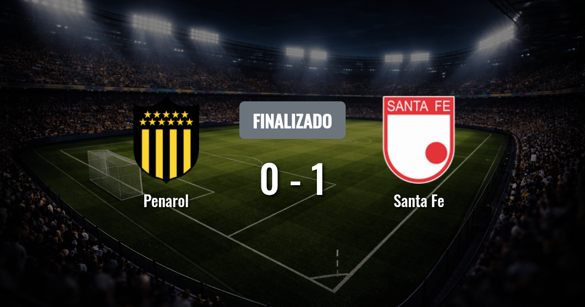 Peñarol y Santa Fe definen su futuro en la Libertadores en Montevideo
