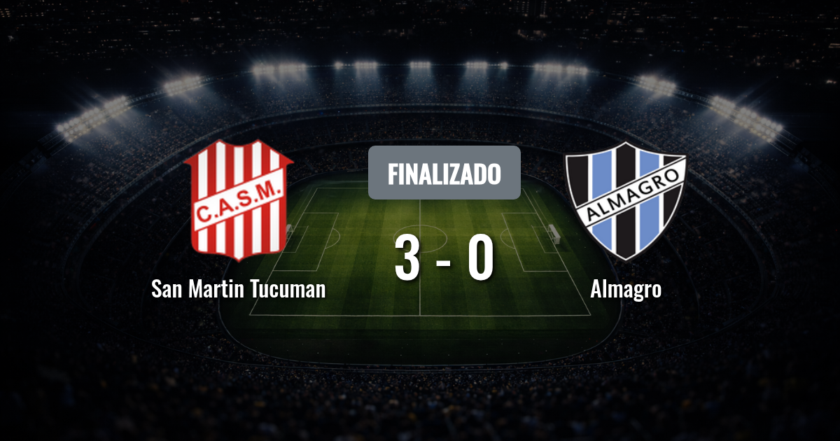 San Martín de Tucumán y Almagro: duelo clave en La Ciudadela por la Primera Nacional