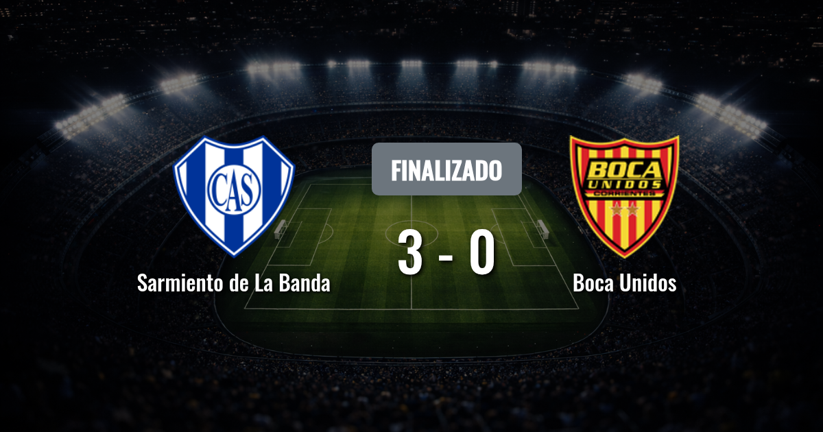 Sarmiento de La Banda y Boca Unidos, duelo directo por salir del fondo en el Federal A