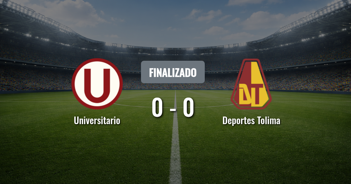 Universitario y Deportes Tolima se juegan el pase en Lima: choque clave en el Monumental