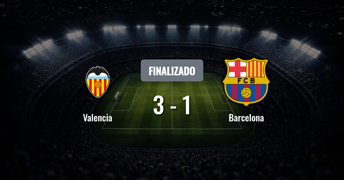 Valencia recibe al campeón Barcelona en Mestalla: ¿se repetirá la goleada o habrá sorpresa?